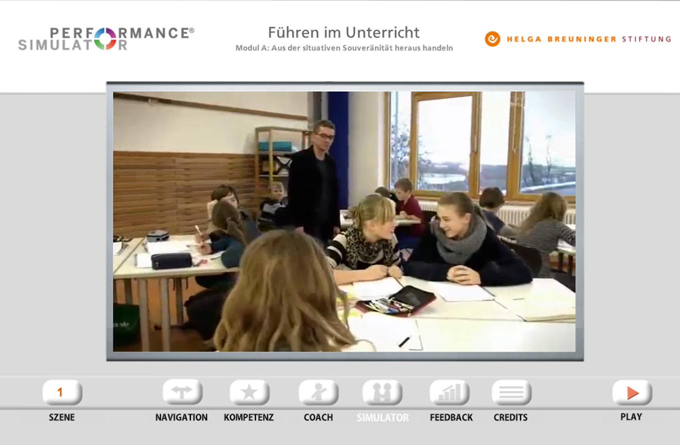 PERFORMANCE SIMULATOR® – FÜHREN IM UNTERRICHT